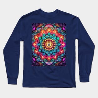 Flower of Life Mandala 23-4-6 Long Sleeve T-Shirt